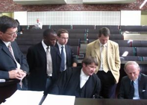 Legal Department – Shadrack Mafutsa, Martus de Wet, Adv Kemp SC, Dr Van Eeden and John Smyth QC,